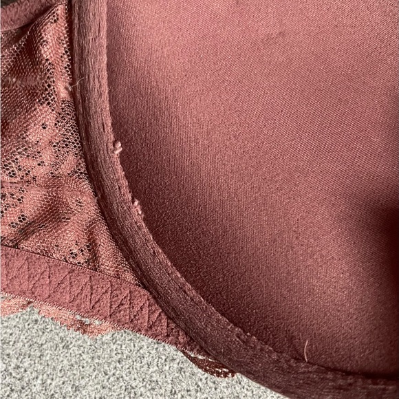 Victoria’s Secret Dream Angels Dark Dusty Rose Push Up Bra Size 34D - Picture 9 of 12